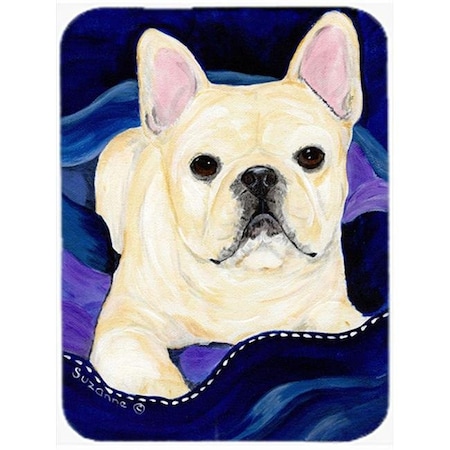 Carolines Treasures SS8126LCB French Bulldog Glass Cutting Board - Large; 15 H X 12 L In.